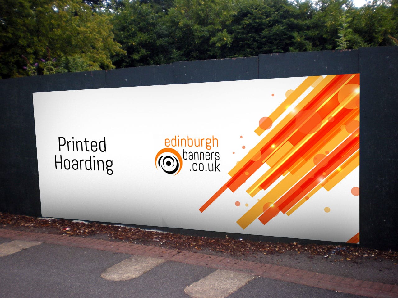 Printed Hoarding Panels Site Advertising Outdoor Billboards Edinburgh