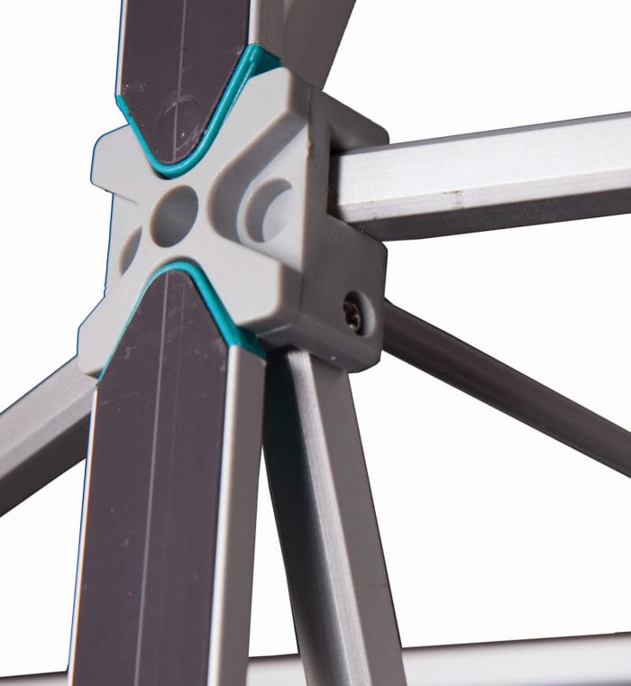 Frame of a pop-up exhibition stand