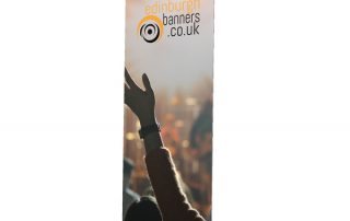Freestanding Rollup Band Banner