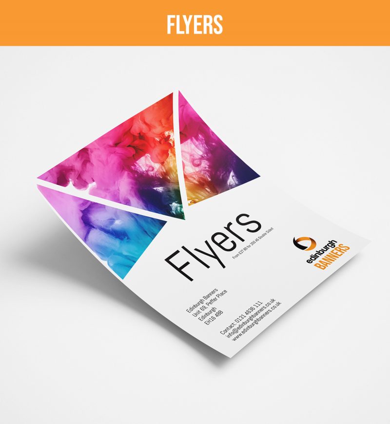 Edinburgh Printers Roller Banners, Flyers, Booklets, Exhibition