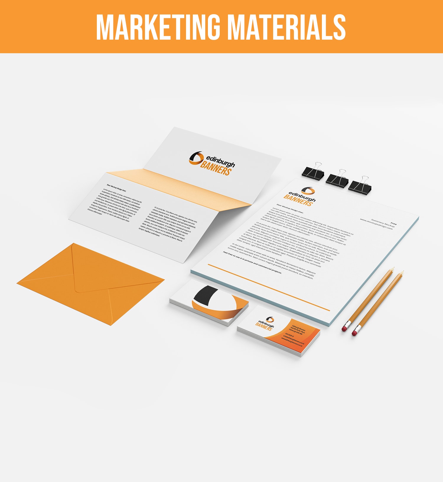 Edinburgh Banners Print Shop 25 Marketing Materials Printed