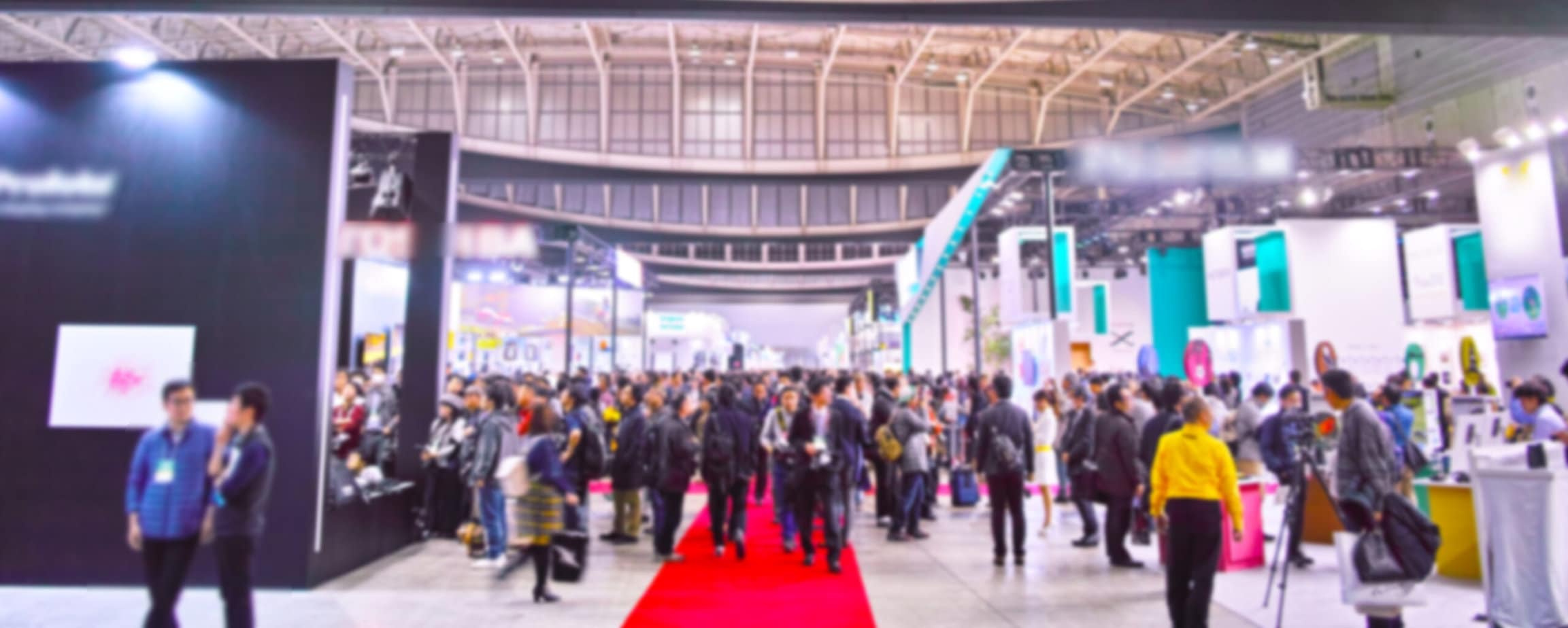 Rolller banner at a trade show