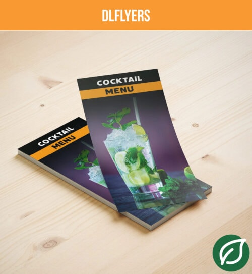 Dl Flyers 9 Portrait Stack Of Dl Flyers (99 × 210 Mm) On Neutral Background